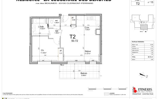 T2 n13 – La Closeraie des Beaumes – Bâtiment 2