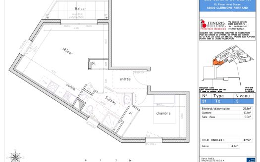 T2 n51 – Résidence Les Jardins de Gabriel
