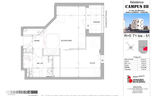 T2 n51 – Résidence Campus III