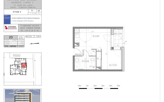 T1 bis n23 Résidence Campus II