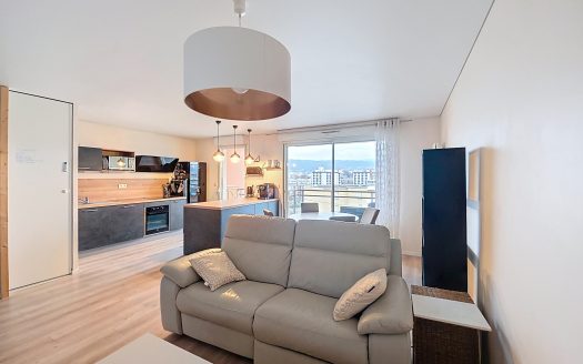 CLERMONT-FD, Neufs soleils, T3 traversant avec terrasse, vue superbe et garage