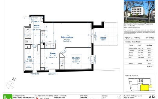 T2 Bis n12 – Résidence L’Hermione
