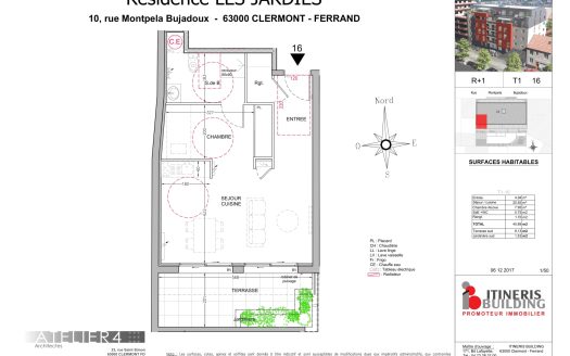 T1 Bis n16 Résidence Les Jardies