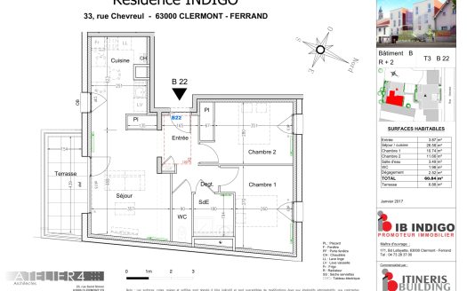 T3 n22B – Résidence Indigo