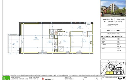 T2 n13 résidence Elena – Quartier Facs