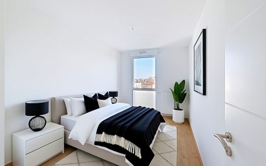 CLERMONT-FD SUD – T3 neuf traversant EST / OUEST en étage élevé, avec balcon et garage fermé