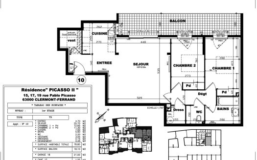 T3 n10 Résidence Picasso II