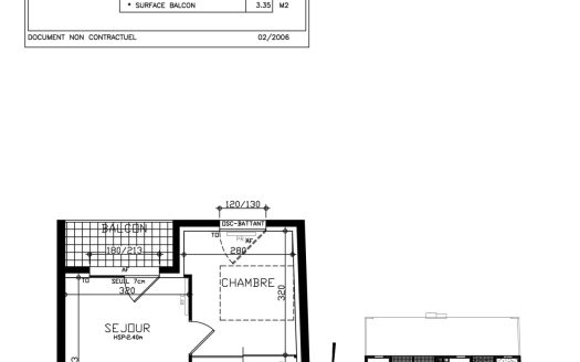 T2 n51 – Résidence Les Balcons de La Rotonde