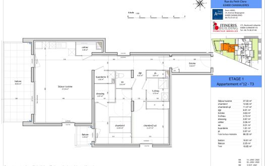 T3 n12 Résidence Villa Florale