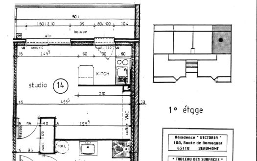Studio n14 – Résidence VICTORIA