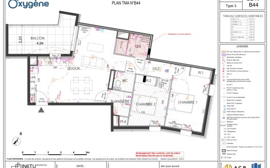 T3 n44 résidence Oxygène