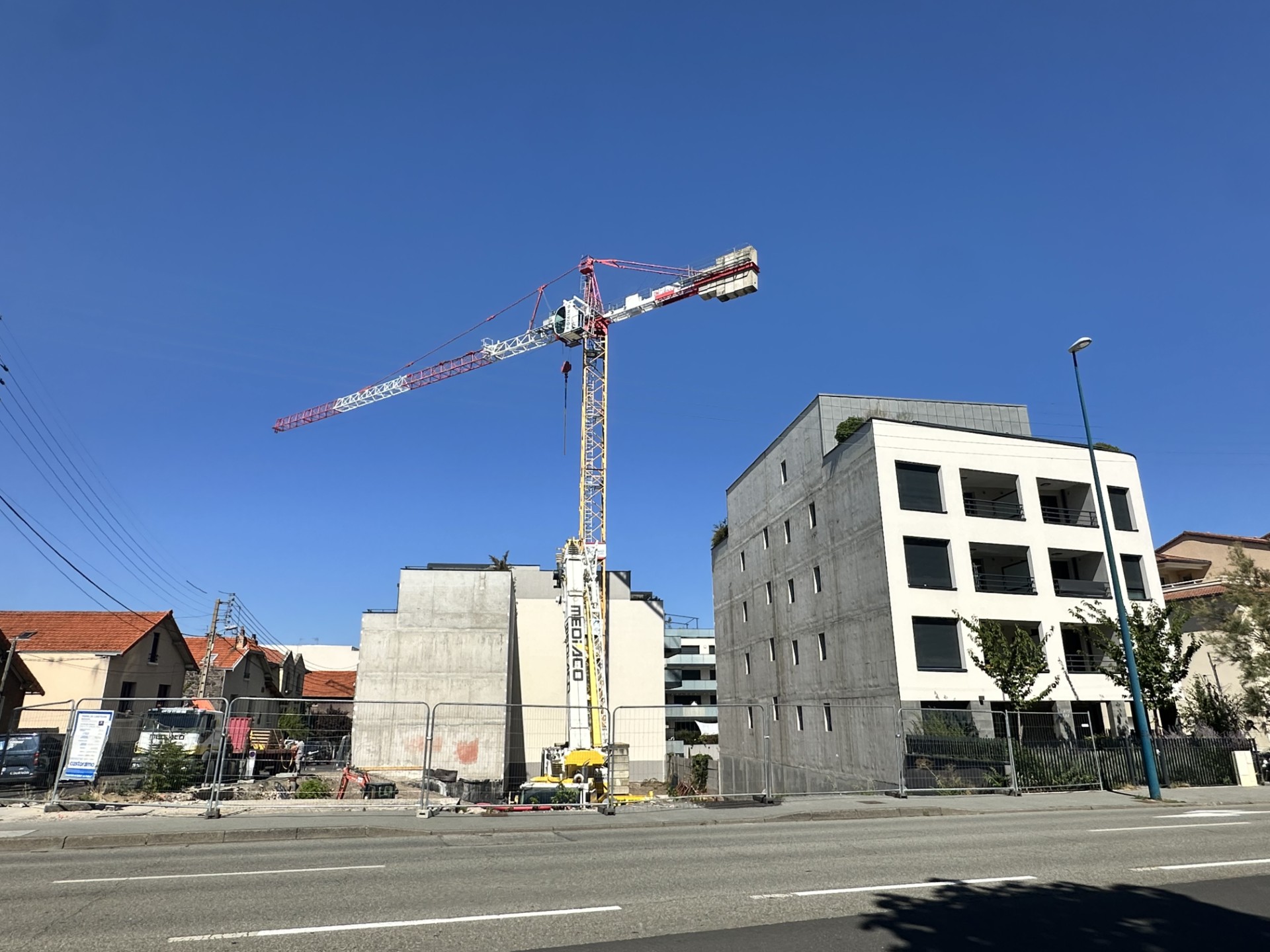 Montage de la grue